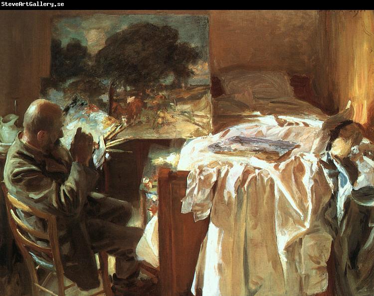 John Singer Sargent An Artist in his Studio